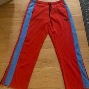 Pink boyfriend pant size large